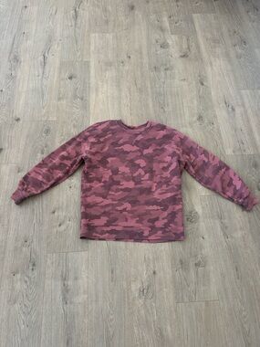 Lululemon Pink Camo Crewneck Sweatshirt